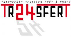 Logo design # 1160075 for creation of a logo for a textile transfer manufacturer TRANSFERT24 contest