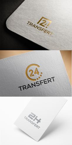 Logo design # 1161363 for creation of a logo for a textile transfer manufacturer TRANSFERT24 contest