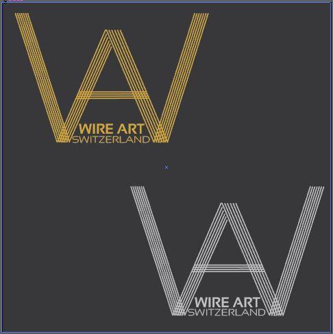 Designs de Naïa - Logo pour Wire Art Switzerland