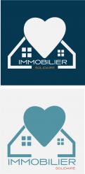 Logo design # 1170021 for Logo for  Immobilier Solidaire    The real estate agency that supports those who need it contest
