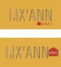 Logo design # 695056 for Lix'Ann immo : real estate agency online within Bordeaux contest