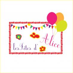 Logo design # 605787 for LES FETES D'ALICE - kids animation :-) contest