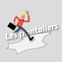 Logo design # 891594 for We want to make the graphic redesign of our logo, lesfrontaliers.lu contest