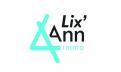 Logo design # 701995 for Lix'Ann immo : real estate agency online within Bordeaux contest
