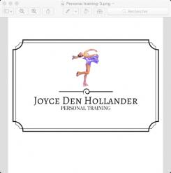 Logo design # 773483 for Personal training by Joyce den Hollander  contest