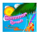 Logo # 418655 voor SummerBreak : new design for our holidays concept for young people as SpringBreak in Cancun wedstrijd