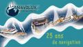 Logo design # 1052913 for 25 th birthday of the shipping company Navilux contest