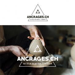 Logo design # 741293 for Logo for a new french online media: ancrages.ch contest