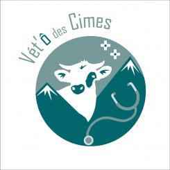 Logo design # 1106009 for Logo for a veterinary practice specialized in large animals in the french Alps contest
