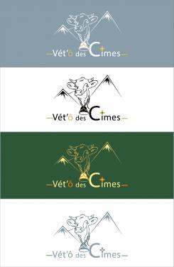 Logo design # 1105625 for Logo for a veterinary practice specialized in large animals in the french Alps contest