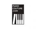 Logo # 155318 voor Piano Couture Logo + header + geschikt font en kleuropmaak / background voor homepage. wedstrijd