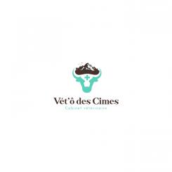 Logo design # 1105385 for Logo for a veterinary practice specialized in large animals in the french Alps contest