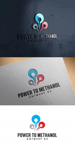 Logo design # 1088965 for Company logo for consortium of 7 players who will be building a  Power to methanol  demonstration plant for their legal entity  Power to Methanol Antwerp BV  contest