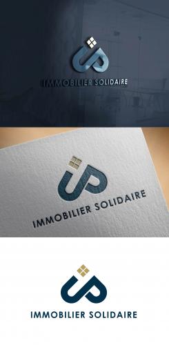 Logo design # 1167221 for Logo for  Immobilier Solidaire    The real estate agency that supports those who need it contest