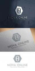 Logo # 984885 voor Logo for Nova Online   Slogan  We create new business wedstrijd