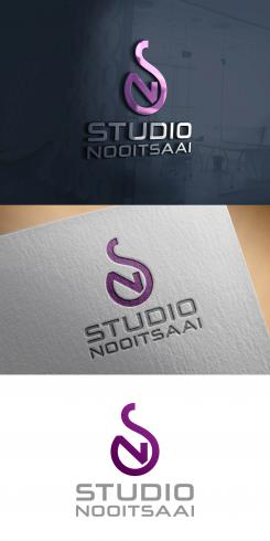 Logo # 1075079 voor Studio Nooitsaai   logo voor een creatieve studio   Fris  eigenzinnig  modern wedstrijd