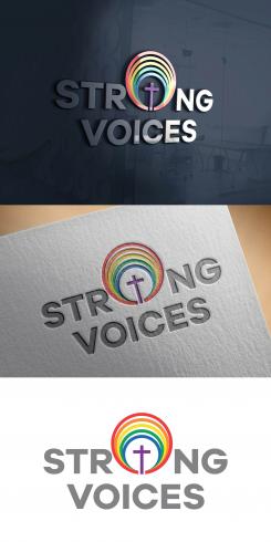 Logo # 1107188 voor Ontwerp logo Europese conferentie van christelijke LHBTI organisaties thema  ’Strong Voices’ wedstrijd
