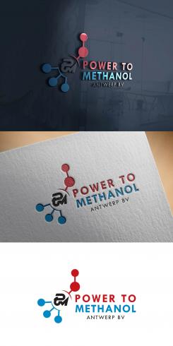 Logo design # 1089448 for Company logo for consortium of 7 players who will be building a  Power to methanol  demonstration plant for their legal entity  Power to Methanol Antwerp BV  contest