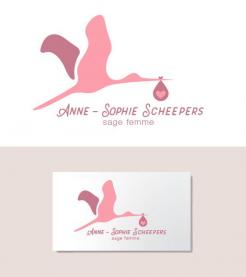 Logo design # 916096 for Creating a logo for a midwife, young, dynamic and motivated! contest