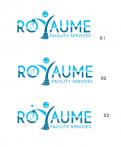 Logo # 690992 voor een vrolijk/vriendelijk/vertrouwd schoonmaakbedrijf Royaume Facility Rervices wedstrijd