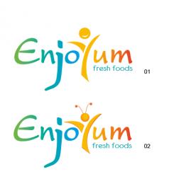 Logo # 338683 voor Logo Enjoyum. A fun, innovate and tasty food company. wedstrijd