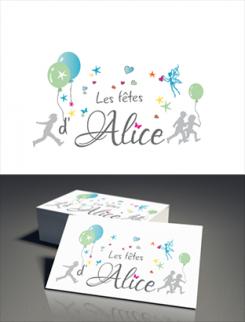 Logo design # 606949 for LES FETES D'ALICE - kids animation :-) contest