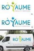 Logo # 690121 voor een vrolijk/vriendelijk/vertrouwd schoonmaakbedrijf Royaume Facility Rervices wedstrijd