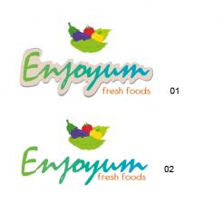 Logo # 337912 voor Logo Enjoyum. A fun, innovate and tasty food company. wedstrijd