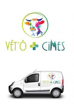 Logo design # 1105964 for Logo for a veterinary practice specialized in large animals in the french Alps contest