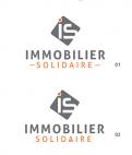 Logo design # 1166970 for Logo for  Immobilier Solidaire    The real estate agency that supports those who need it contest