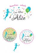 Logo design # 608806 for LES FETES D'ALICE - kids animation :-) contest