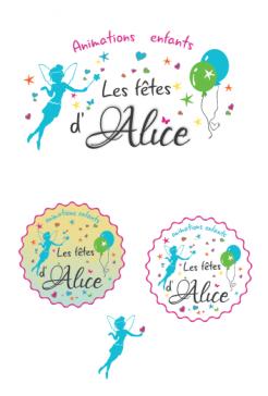 Logo design # 608806 for LES FETES D'ALICE - kids animation :-) contest