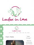 Logo design # 843557 for logo for our inspiration webzine : Loufox in Love contest