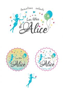 Logo design # 608312 for LES FETES D'ALICE - kids animation :-) contest