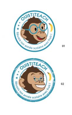 Logo design # 513519 for LOGO of a MONKEY who proudly holds a BANANA contest