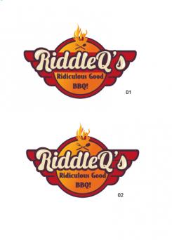 Logo design # 444308 for Logo for BBQ competition team RiddleQ's contest