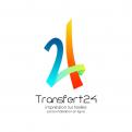 Logo design # 1161064 for creation of a logo for a textile transfer manufacturer TRANSFERT24 contest