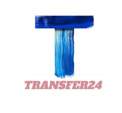 Logo design # 1162127 for creation of a logo for a textile transfer manufacturer TRANSFERT24 contest