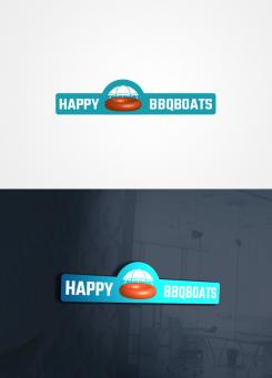Logo # 1050146 voor Ontwerp een origineel logo voor het nieuwe BBQ donuts bedrijf Happy BBQ Boats wedstrijd