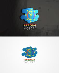 Logo # 1108507 voor Ontwerp logo Europese conferentie van christelijke LHBTI organisaties thema  ’Strong Voices’ wedstrijd