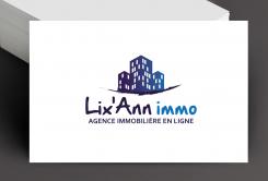 Logo design # 695142 for Lix'Ann immo : real estate agency online within Bordeaux contest