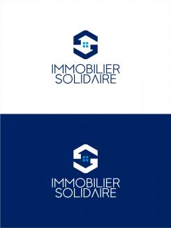 Logo design # 1167470 for Logo for  Immobilier Solidaire    The real estate agency that supports those who need it contest