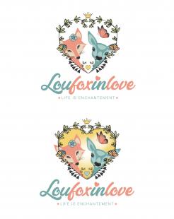 Logo design # 844286 for logo for our inspiration webzine : Loufox in Love contest