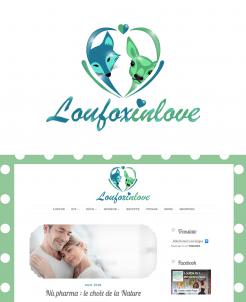 Logo design # 843519 for logo for our inspiration webzine : Loufox in Love contest