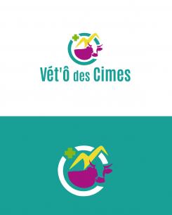 Logo design # 1106239 for Logo for a veterinary practice specialized in large animals in the french Alps contest