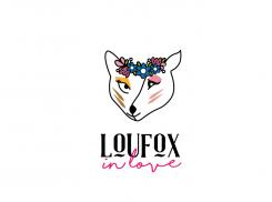 Logo design # 843723 for logo for our inspiration webzine : Loufox in Love contest