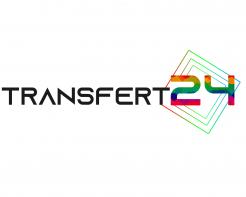 Logo design # 1161497 for creation of a logo for a textile transfer manufacturer TRANSFERT24 contest