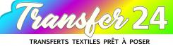 Logo design # 1161614 for creation of a logo for a textile transfer manufacturer TRANSFERT24 contest