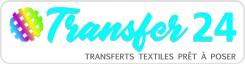 Logo design # 1161616 for creation of a logo for a textile transfer manufacturer TRANSFERT24 contest