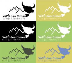 Logo design # 1108446 for Logo for a veterinary practice specialized in large animals in the french Alps contest